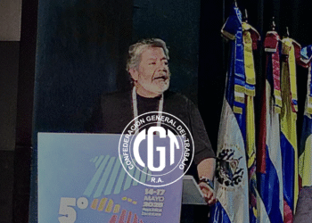 Gerardo Martinez expuso en el 5° Congreso de la Central Sindical de las América